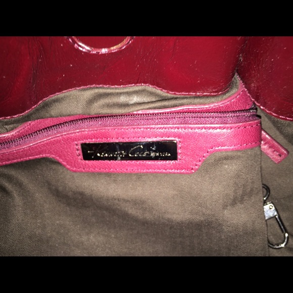 KENNETH COLE New York “reddish burgundy “ PURSE - Picture 5 of 9